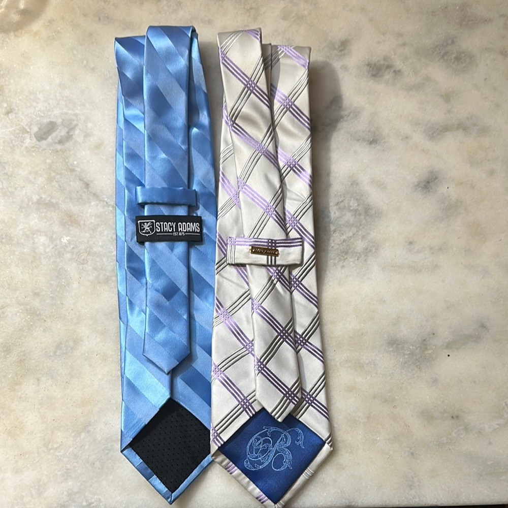 Stacy Adams Blue Tie